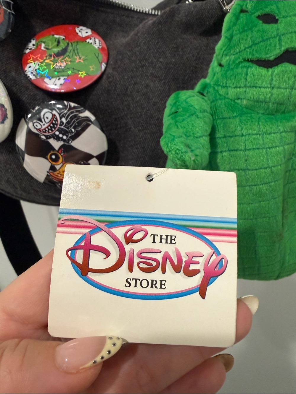 Green Plush Oogie Boogie Bag Charm - Picture 5 of 6
